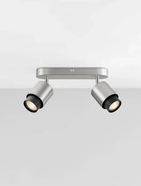 LED nikel designové stropné svietidlo Ison 2