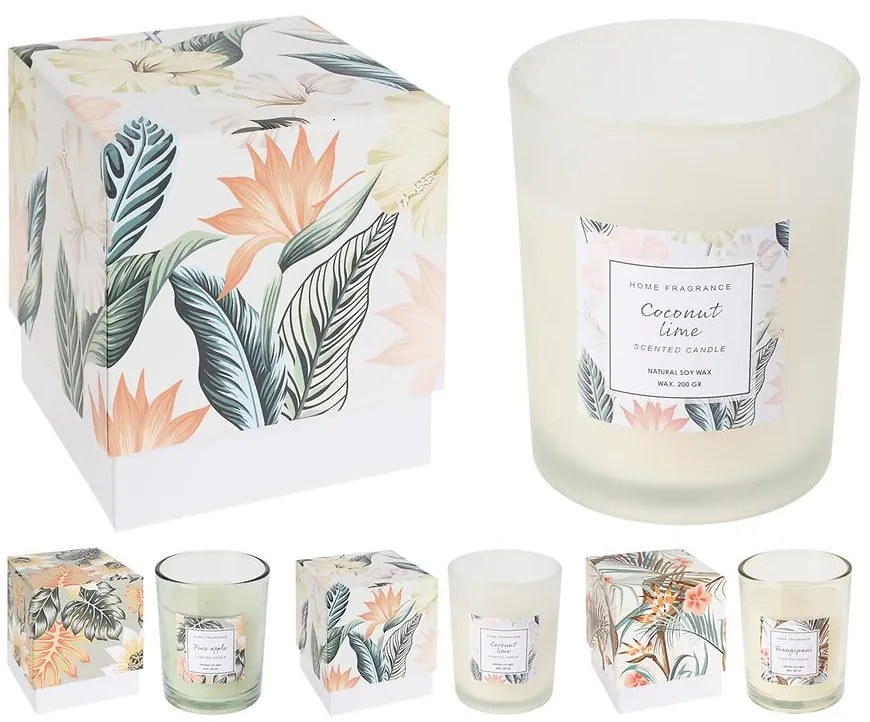 Sviečka v skle 80x80x100mm