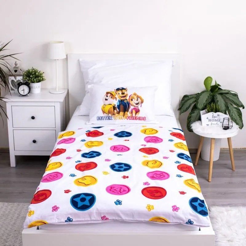 Obliečky do postieľky Paw Patrol PP498 baby, 100x135 / 40x60 cm