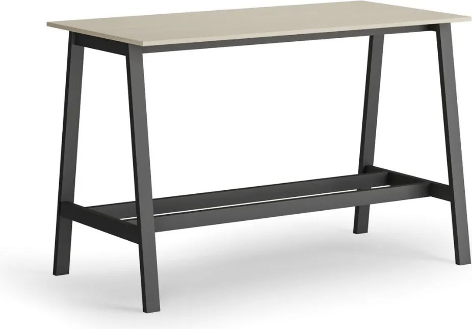 Vysoký barový stôl, 1600 x 800 mm, breza