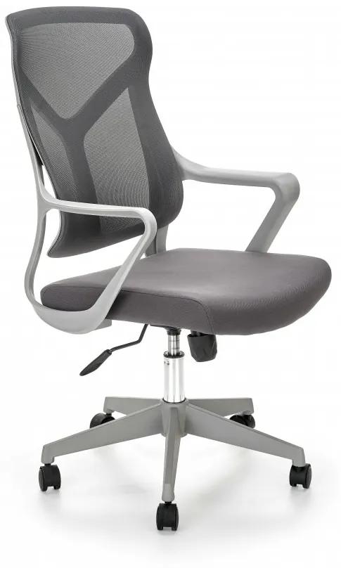 Kancelárska otočná stolička SANTO — sivá