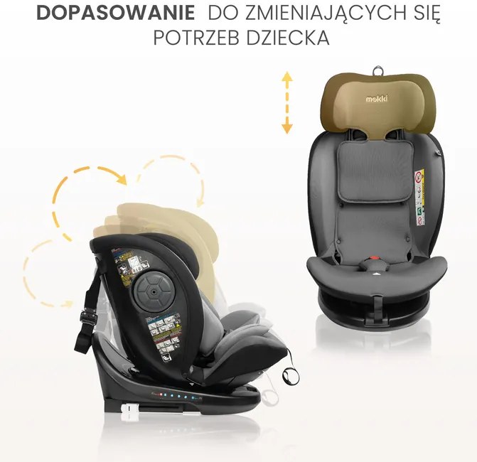 CARETERO AUTOSEDAČKA MOKKI I-SIZE BEIGE (40-150)