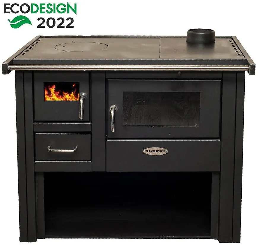 Oceľový sporák Termo 8 Luxx pravá béžová