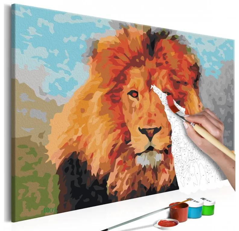 Obraz - maľovaný podľa čísel Lion