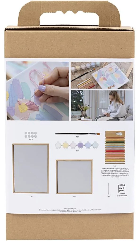 Kreatívna sada Akrylové maľovanie a vyšívanie