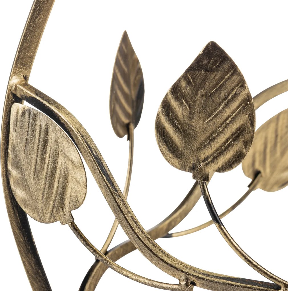 STOJAN NA KVETINÁČ ELMER 41X33 CM ZLATÁ