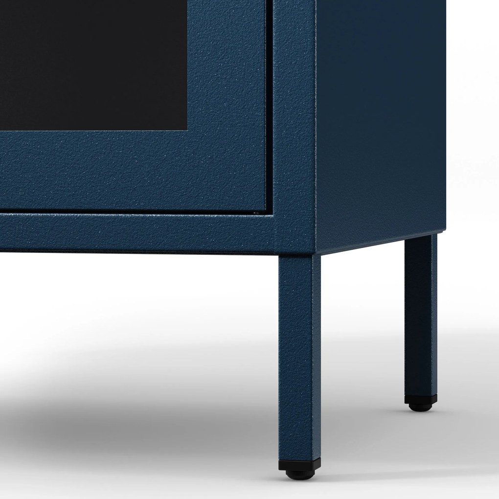 Vitrína LUIGI, 500 x 1800 x 350 mm, Modern: farba granátová