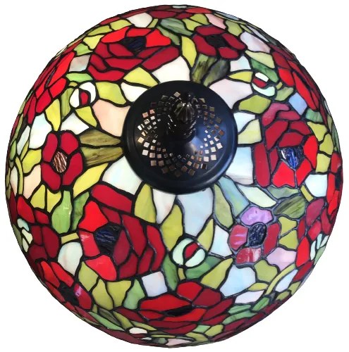 Tiffany luster do obývačky Ø40 MAKY