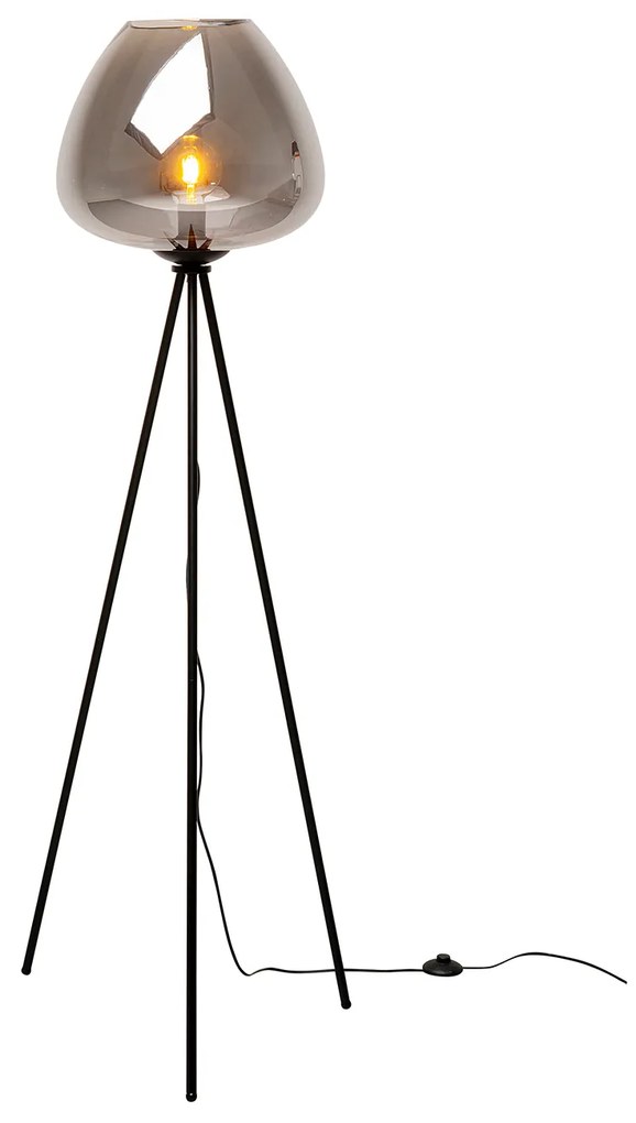 Sphere stojacia lampa sivá 146 cm