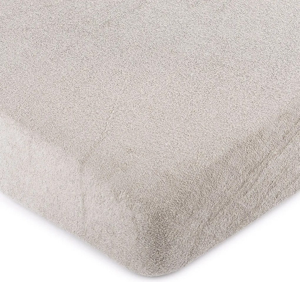 4Home froté prestieradlo sivá, 180 x 200 cm