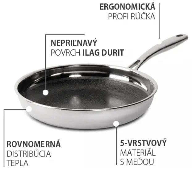 Panvica Orion Expert plus ø26 cm Platinum Lunasol (600272)