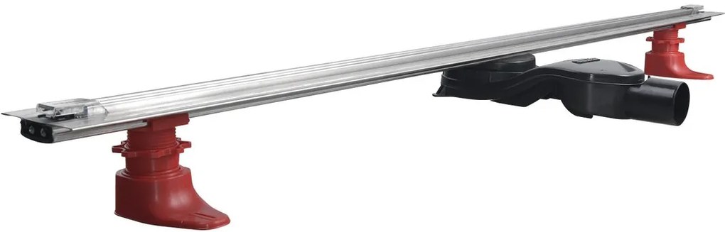 Polysan, SLIM SPRING nerezový sprchový kanálik s roštom, 250-1200mm, SV120