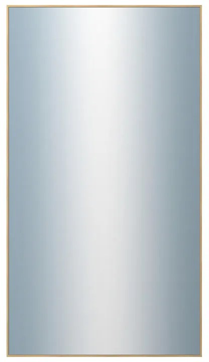 DANTIK - Zrkadlo v rámu, rozmer s rámom 50x90 cm z lišty Hliník dub (7273514)