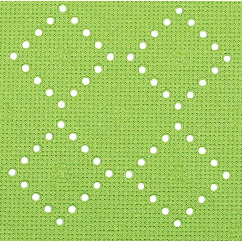 Spirella Protišmyková podložka do sprchy ALASKA, svetlozelená, 55 x 55 cm