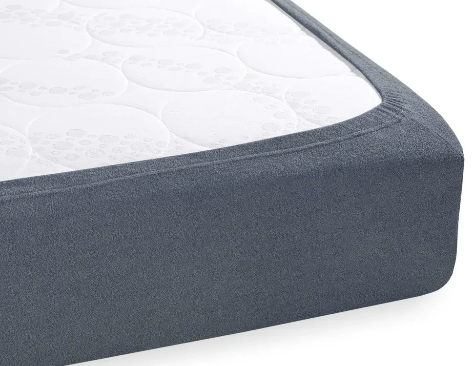 Froté napínacie prestieradlo FR-029 Antracitovo sivé 200 x 220 - výška 20 cm