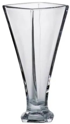 Crystalite Bohemia krištáľová váza Quadro 27 cm