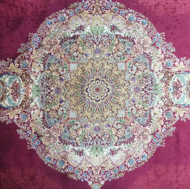 Koberec Exkluzívny Qum Silk 01 červený