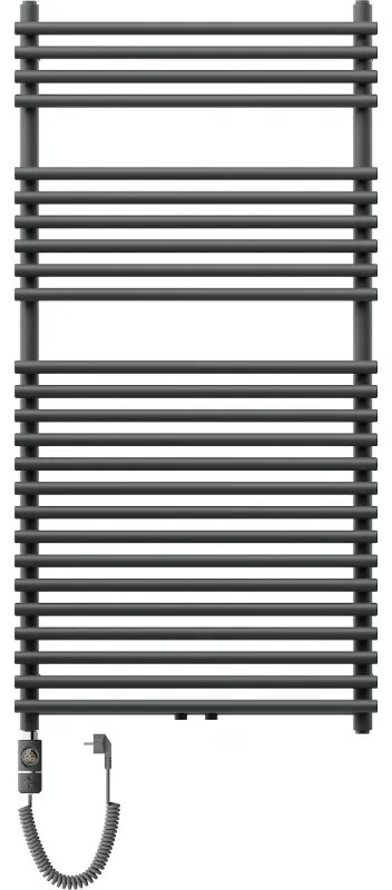 Mexen Sol, elektrické vykurovacie teleso 1200x600 mm + vykurovacia tyč 900 W, antracitová, W125-1200-600-2900-66