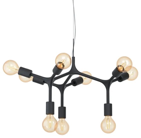 Eglo 98346 - Luster na lanku BOCADELLA 9xE27/60W/230V