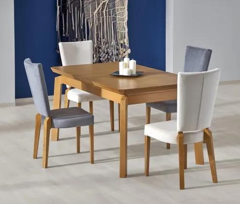 Jedálenský stôl Rois - rozkladací , 160-250x90x78 (dub medový)