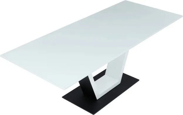 Jedálenský stôl 160x90 cm, rozkladací HT-D1931 WT