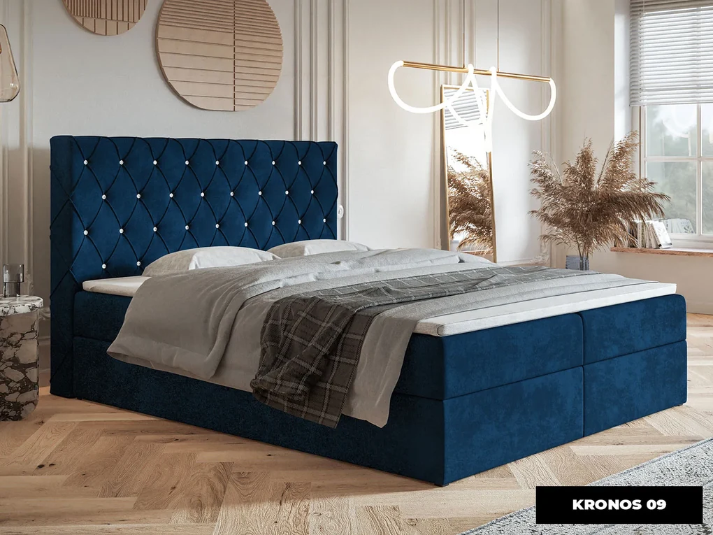 PROXIMA.store - Kontinentálna boxspring posteľ MILLA ROZMER: 140 x 200 cm, TYP MATRACA: TAŠTIČKOVÉ PRUŽINY, VRCHNÝ MATRAC (TOPPER): BEZ TOPPERU