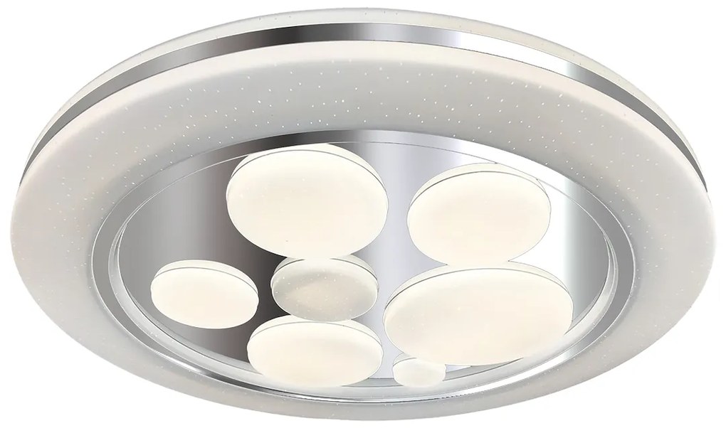 Stropné LED svietidlo Bubbles, 1x LED 24w, 3000-6000k, ch