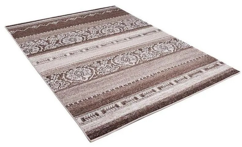Kusový koberec Crystal hnedý 140x190cm