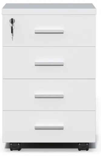 Pojazdný kancelársky kontajner Houseland Prime Pro 02 biely