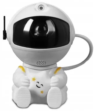 LED RGB projektor LED/5W/5V astronaut + diaľkové ovládanie