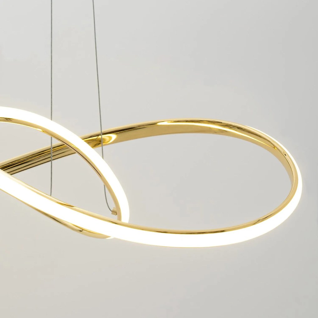 Toolight Toolight, LED stropné svietidlo, neutrálne svetlo 4000K, 32W, APP1601-CP, zlatá lesklá, OSW-05478