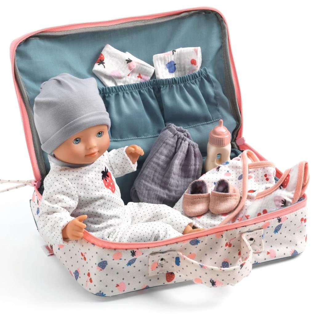 Baby Pomea - kufrík s bábikou Vanille a doplnkami
