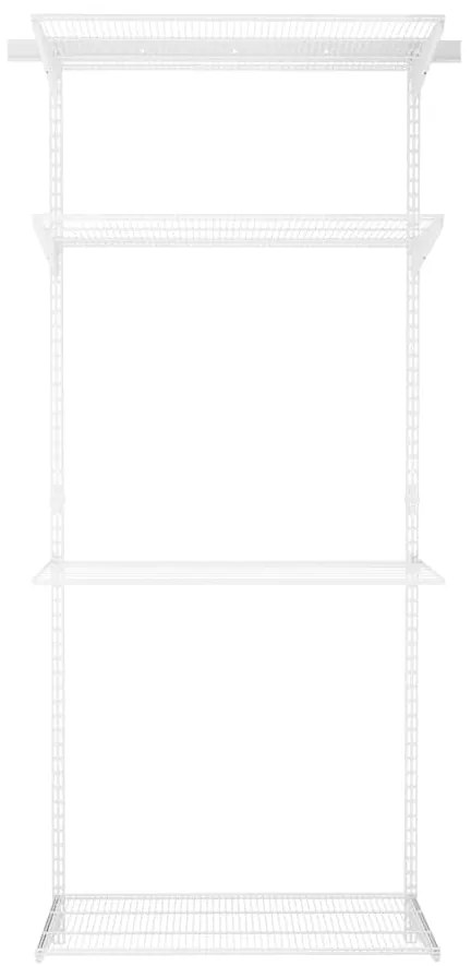 Nástenný regál do práčovne 200x80x40 cm TOPTRACK