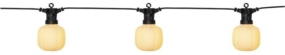 Čierna vonkajšia svetelná LED reťaz Star Trading Circus Maxi, dĺžka 5 m