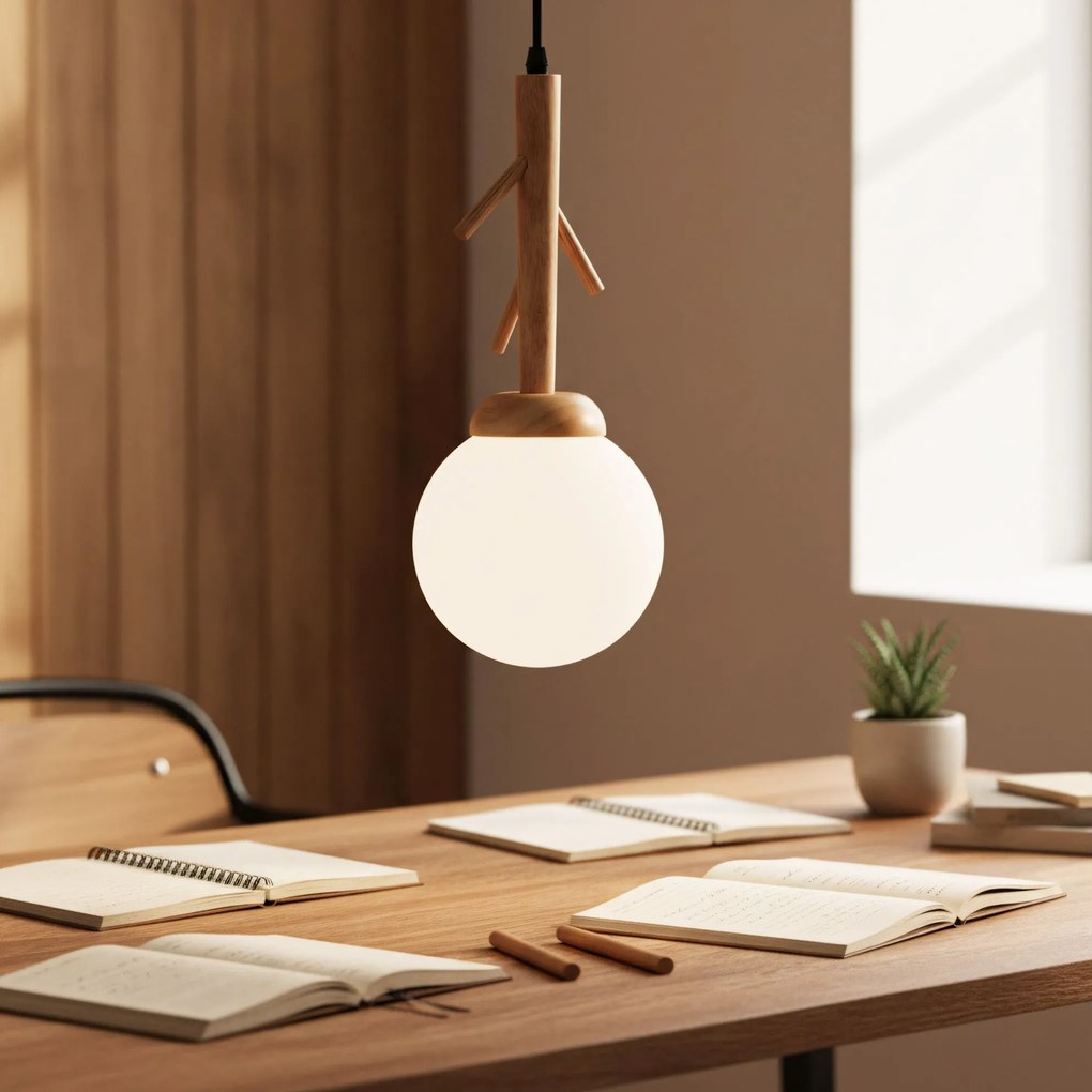 Toolight Toolight, stropné svietidlo 1xE27 APP1422-1CP, hnedá-biela, OSW-02415