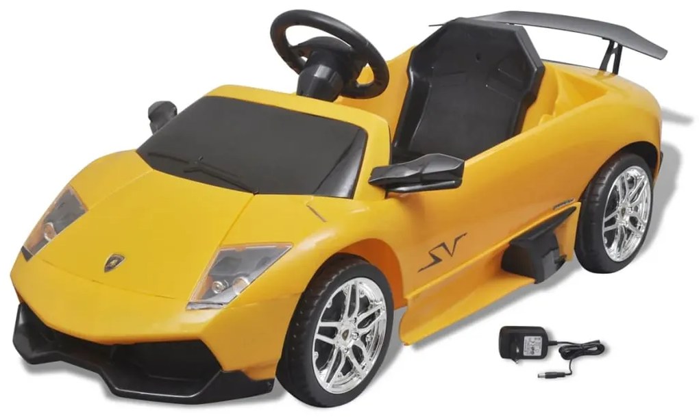 vidaXL Detské elektrické autíčko Lamborghini Murcielago žlté