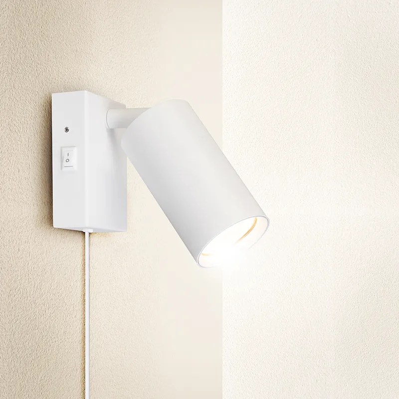 SOLIGHT Nástenná lampička CELE 1x GU10, biela