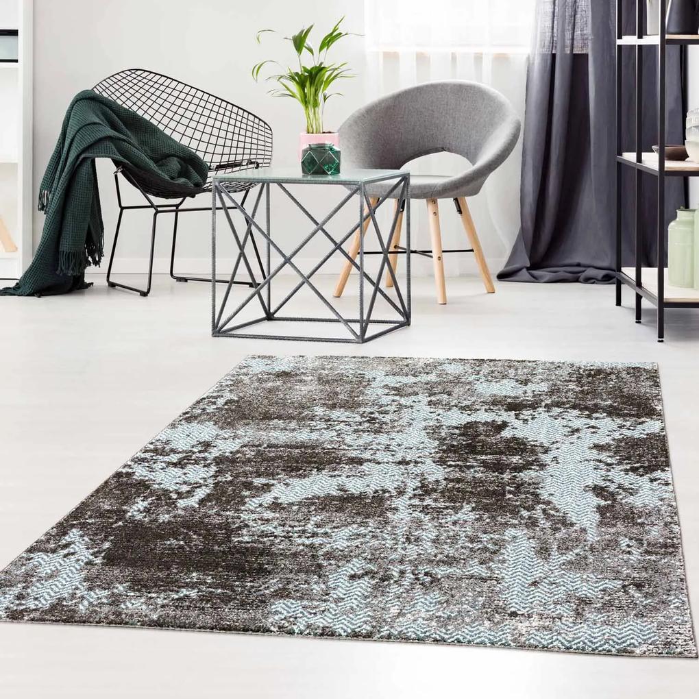 Dekorstudio Moderný koberec MODA SOFT sivo modrý 1137 Rozmer koberca: 190x280cm
