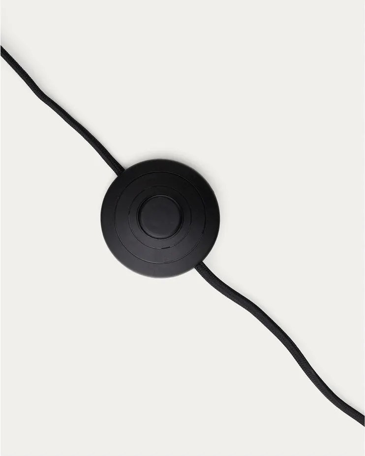 Čierna stojacia lampa (výška 147 cm) Manie – Kave Home