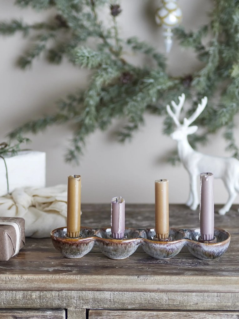 Bloomingville Keramický adventný svietnik Kalia