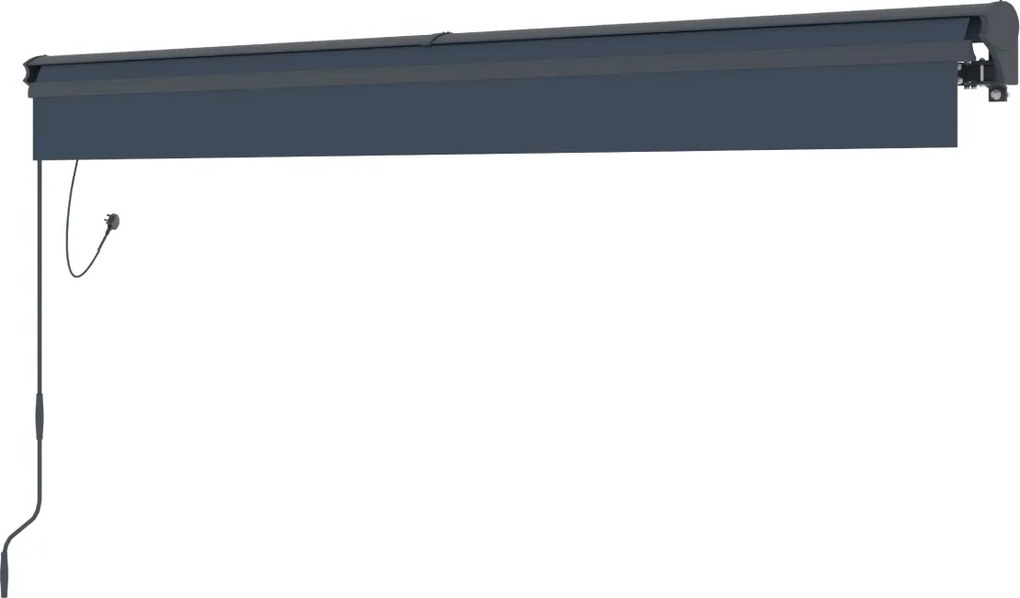 Elektrická markíza BestBerg BBSU-E350CG / 350 × 300 cm / sivá