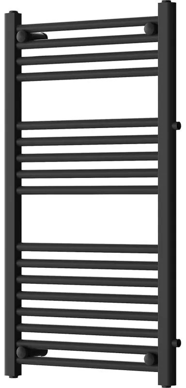 Mexen Mars, vykurovacie teleso 900 x 500 mm, 370 W, bočné pravé a spodné pripojenie, čierne, W110-0900-500-00-70-S