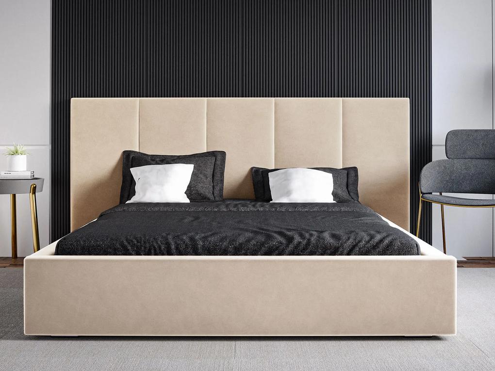 PROXIMA.store - Minimalistická čalúnená posteľ VIOLA ROZMER: 180 x 200 cm, TYP ROŠTU: KOVOVÝ ROŠT