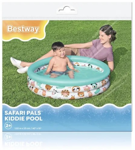 Detský bazén Bestway 51008 safari zvieratká 102x25 cm