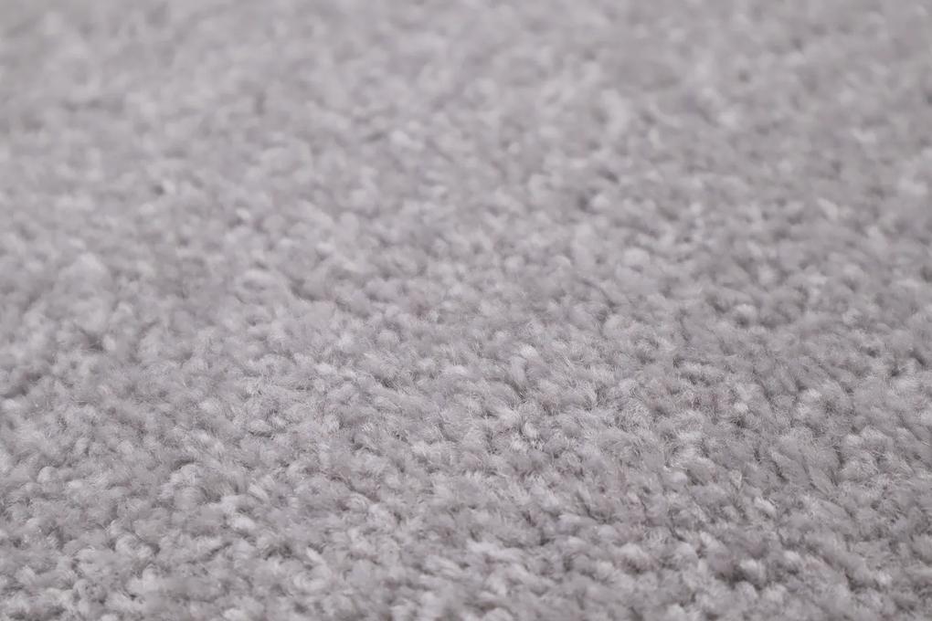 Vopi koberce Kusový koberec Eton sivý 73 štvorec - 120x120 cm