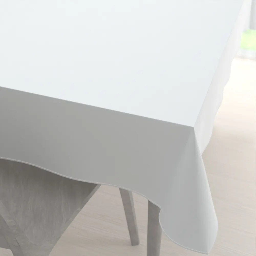 Biante Veľký teflónový obdĺžnikový obrus TF-027 Biely bez vzoru 180x240 cm