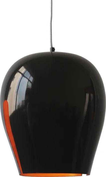 Závesné svietidlo Bell Black Ø 30 cm