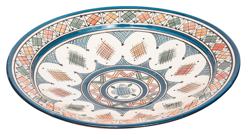 Orientálny marocký tanier 40cm (rôzne vzory)