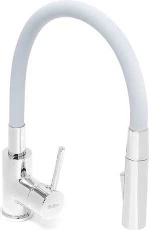 Drezová batéria S-Line Pro so silikónovým ramienkom sivá / chróm SIKOBSLPRO290S2F