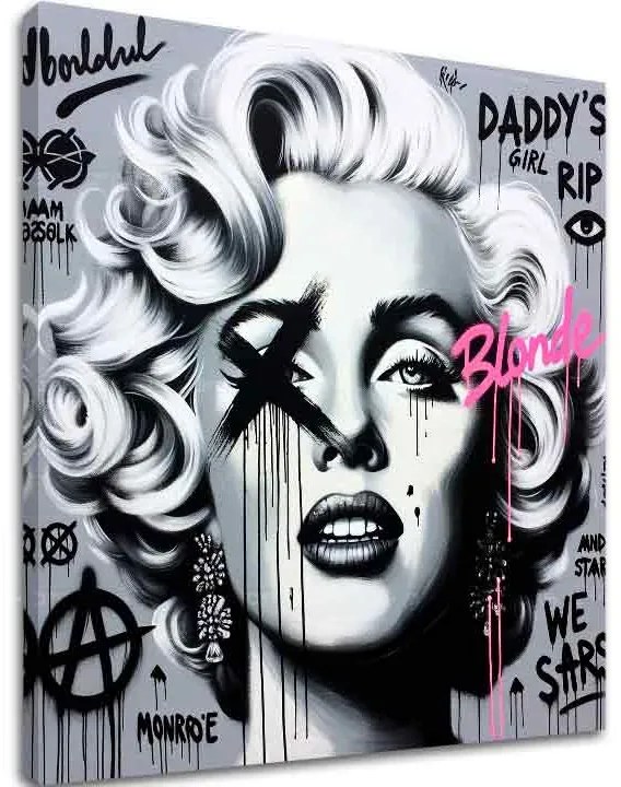 Obraz na plátne - Hollywoodska Legenda Marilyn Monroe 100x100 cm